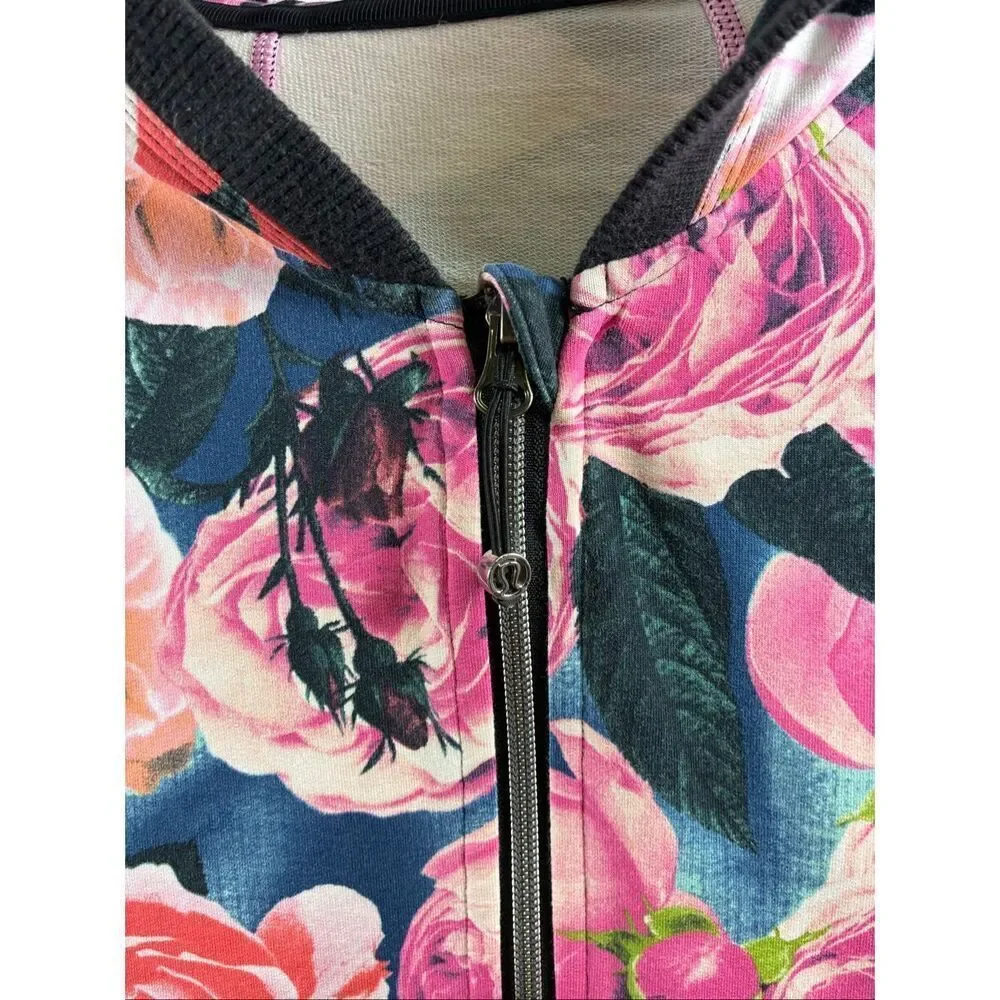 Lululemon VERY RARE Hold your Om Hoodie in Secret Garden Black Size 6